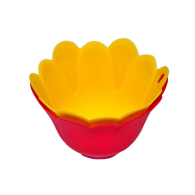 花の形をしたシリコーンの鍋