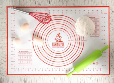 シリコン製菓マット　シリコーン シート 目盛り付きマット パンマット 調理製菓道具 クッキングマット シリコンマット